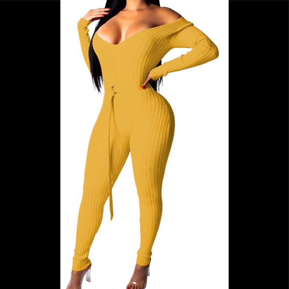 Princiana’s Elegant Sweater Jumpsuit